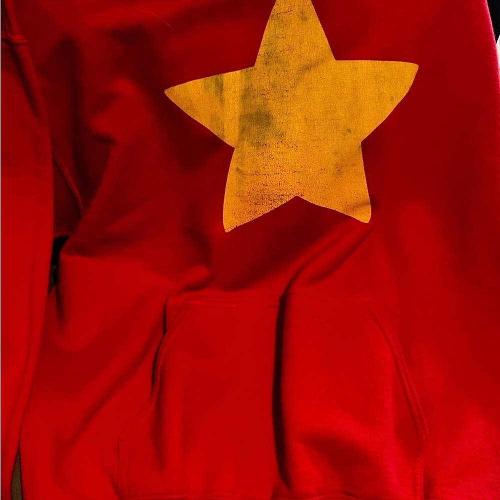 STEVEN UNIVERSE Red Hoodie with Yellow Star
